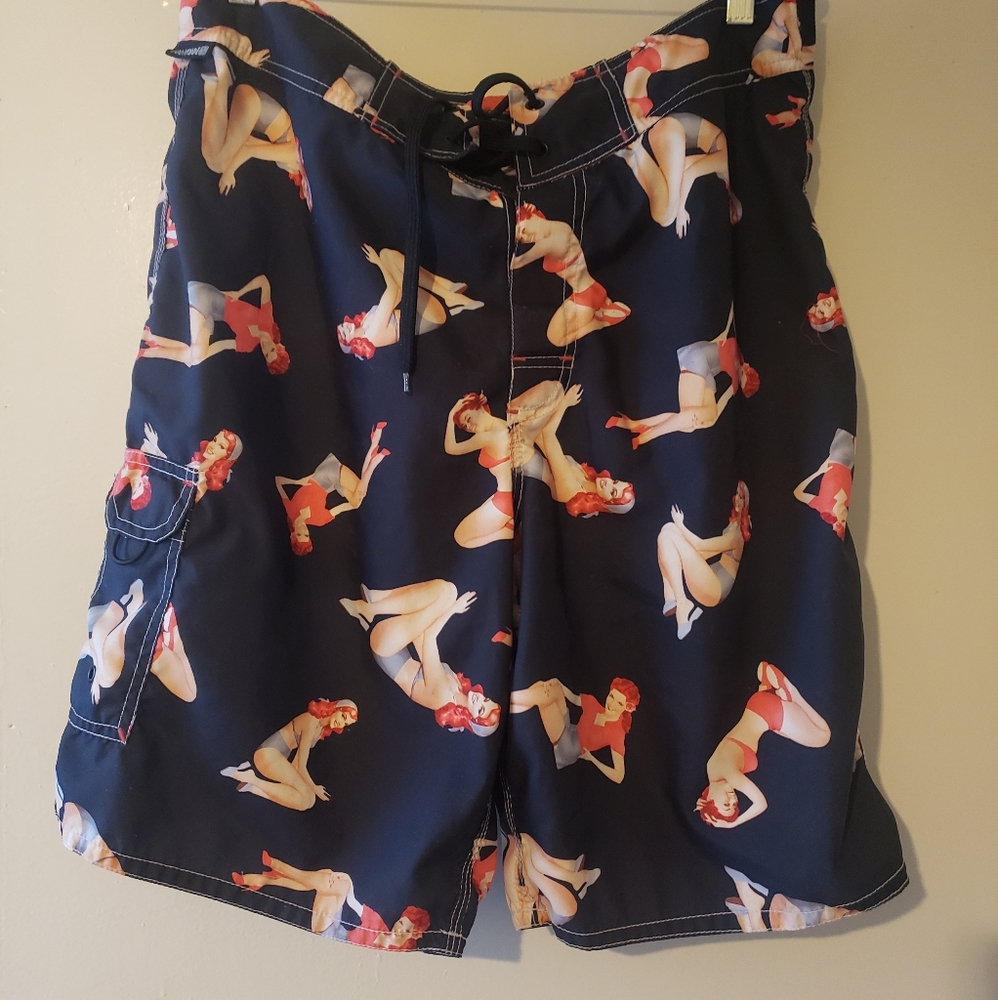 EUC PIN UP SWIM SHORTS